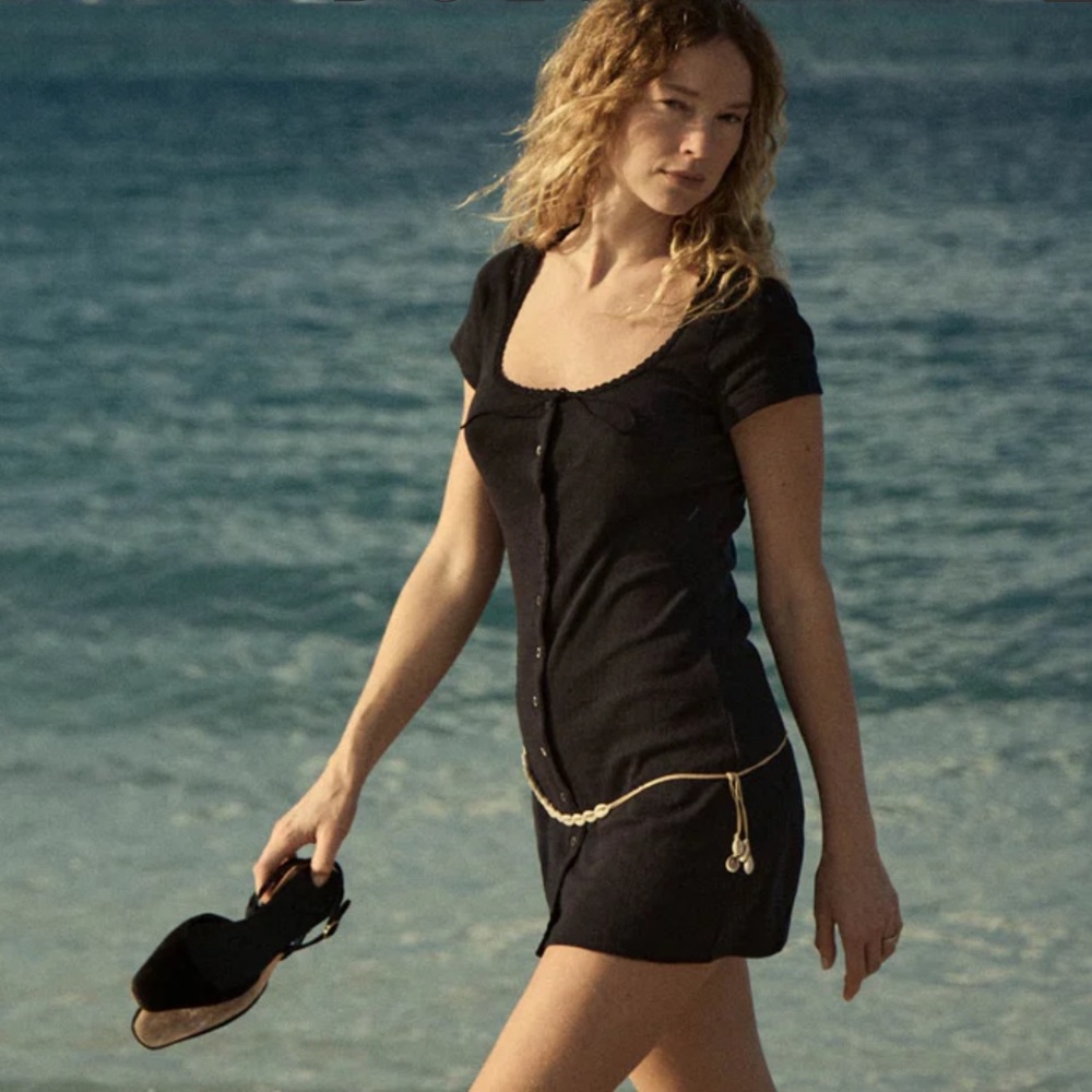 DOEN AMATA DRESS -- BLACK SMALL